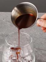 Taza de extracción de Espresso de 100ML, acero inoxidable 304 con escala, gruesa, exquisita taza de café de onza, accesorios para el hogar, cocina y cafetería - details 11