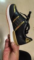 Zapatillas de deporte con plataforma para Mujer, zapatos deportivos informales de cuero con retales, vulcanizados para correr al aire libre, 2023 - details 9