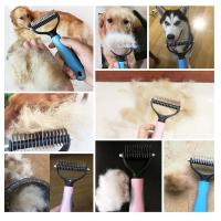Cepillo de Aseo para Mascotas Doble Cara Herramienta de Eliminación de Pelos para Desenredar y Eliminar Matas Mejora tu Cuidado de Mascotas - details 1