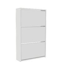 Zapatero con 2 cajones, Madera Aluminio, Gris, Conjunto de Muebles - details 10