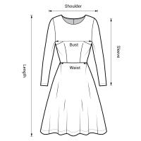 Vestido de fiesta largo de Playa transpirable para mujer, Vestido de manga larga a la moda para citas diarias, ropa de compras - details 5