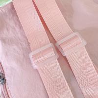 Mochila con cordón para exteriores de estilo coreano, mochila de nailon de fruta de Color dopamina para viaje, bolsa de libros de gran capacidad, bolso de hombro para senderismo - details 4
