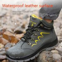 Botas con punta de acero para hombre, zapatos de trabajo indestructibles a prueba de taladros y golpes, botas de seguridad de invierno - details 4