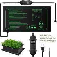 Estera de calor para plántulas, almohadilla de calentamiento de plantas, germinación cálida, enchufe hidropónico de EE. UU., inicio de semillas de jardinería en el hogar de interior - details 2