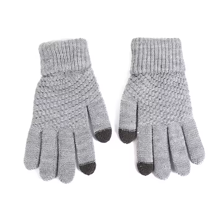 Guantes de invierno de jacquard para mujer, guantes cálidos para andar en bicicleta, correr, conducir, hacer senderismo - 1