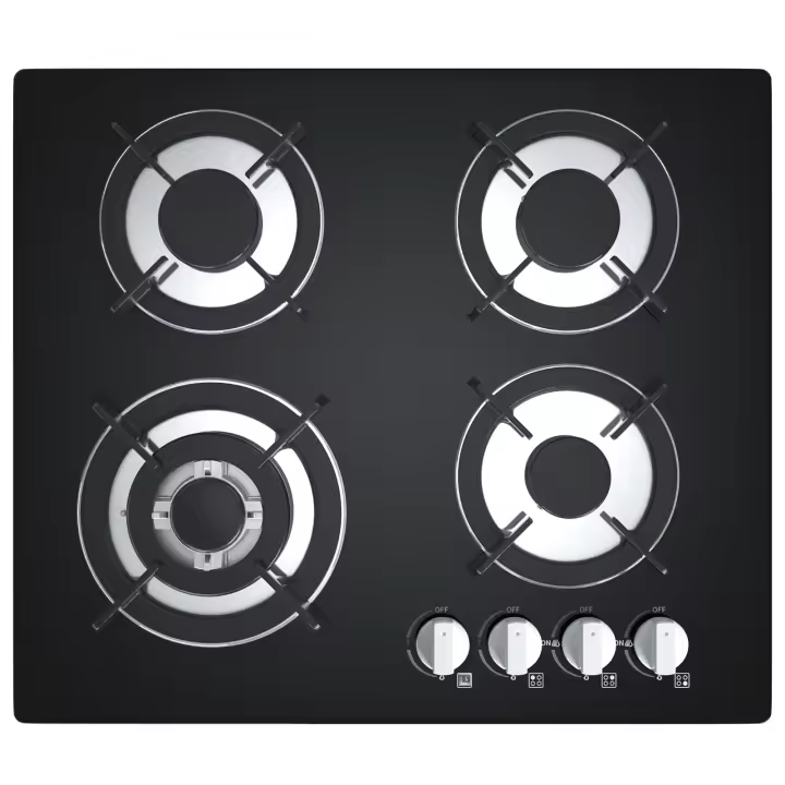 IsEasy-Placa de Gas con protección automática de termopar, 4 bombillas, 4 zonas - 1