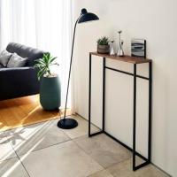 5165 Mesa consola Tower acero/madera negro 60 x 18,5 x 80,5 cm - details 6