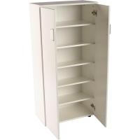 Librería de Dos Puertas Mueble auxiliar de madera 60cms de ancho, 32.5cms de profundidad, 124cms de alto Blanco - details 7