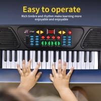 Teclado De Piano Electrónico Para Niños, 37 Teclas, Cumpleaños Para Niños Y Niñas, Navidad, Regalos Con Micrófono - details 1