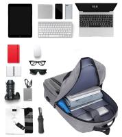 Mochila De Negocios multifuncional para hombre, bolsa impermeable para ordenador portátil, con carga USB, informal, de gran capacidad - details 6