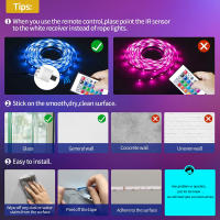 LED Strip Lights With App Control RGB Strip Lights, For Home Living Room, Bedroom, Party, Christmas Night Light Decoration Light - details 2