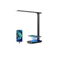 Lampara Escritorio LED, Fuente de Luz Dual Flexo de Escritorio Brazo Oscilante Abrazadera, LED 4 Modos de Color et 4 de Brillo, Control Tactil, de Mesa para Trabajo, Estudiar - details 11