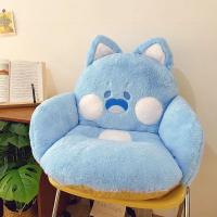 Cojín de Sitio de Gato Suave Kawaii Animal de Peluche para Sofá Decoración de Hogar Regalo para Niñas en Invierno - details 14
