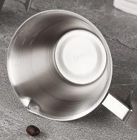 Taza de extracción de Espresso de 100ML, acero inoxidable 304 con escala, gruesa, exquisita taza de café de onza, accesorios para el hogar, cocina y cafetería - details 15