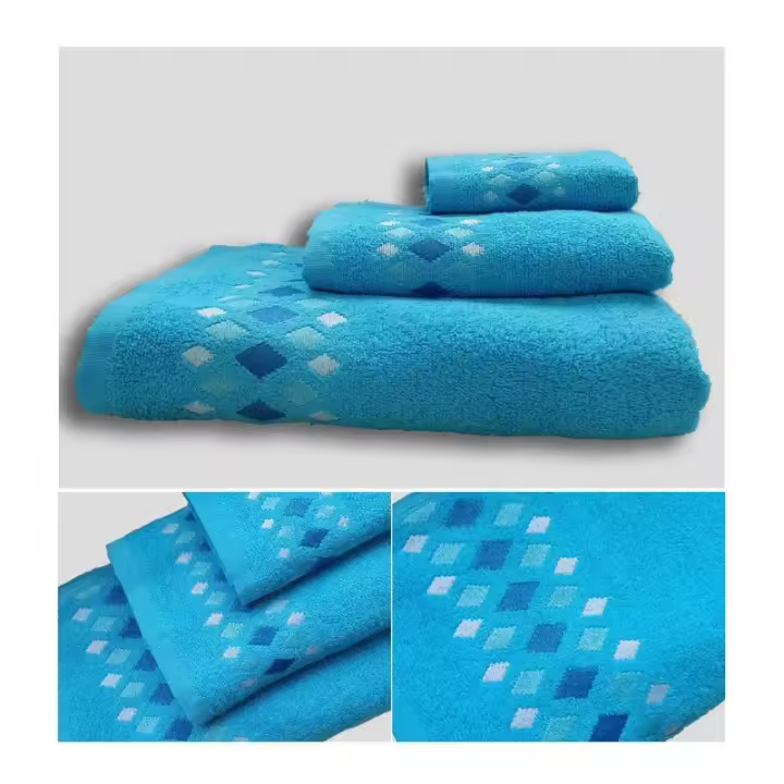 Toalla de Baño 3 Piezas de Algodón Absorbentes Energy Colors Textil - 1