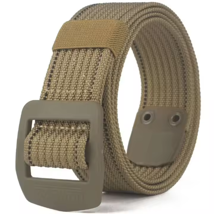 Cinturón Táctico de Nylon BUNO para Hombres Secado Rápido, Diseño Trenzado de Lona, Estilo Empresarial Casual para Exteriores - 1