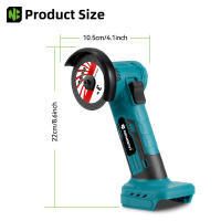 Amoladora Angular Inalámbrica Newbeny Herramienta Eléctrica de Carpintería para Batería Recargable - details 4