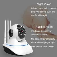 Cámara Ip de vigilancia con Wifi, dispositivo de protección de seguridad con 3 antenas, rotación de 360 °, infrarrojo, 1080p - details 9