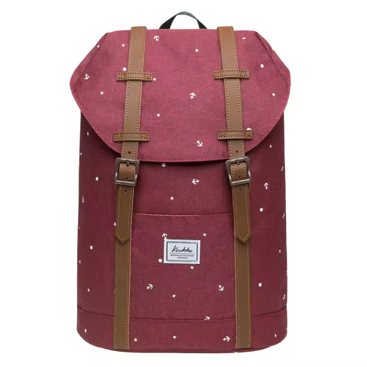 Mochila ligera para exteriores, mochila informal de viaje KAUKKO para ordenador portátil de 15" - 1