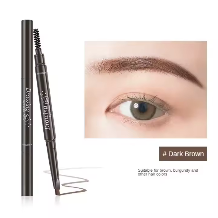Pluma de Cejas Profesional Impermeable y Duradera Doble Cabeza para Mejorar el Haste de Cejas - 1