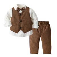 Ropa de primavera y otoño para niños nuevos productos, conjunto de tres piezas de traje para niños - details 10