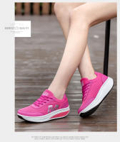 Zapatos deportivos de marca para mujer, zapatos tonificantes para aumentar la altura de 5 Cm, zapatillas de deporte con cuña, zapatos mecedores transpirables, zapatos con plataforma para sacudir - details 15