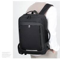 Mochila para ordenador portátil expandible para hombre, bolsa impermeable negra para Notebook, 16 pulgadas, 17 pulgadas, mochila de trabajo multifunción para negocios - details 24