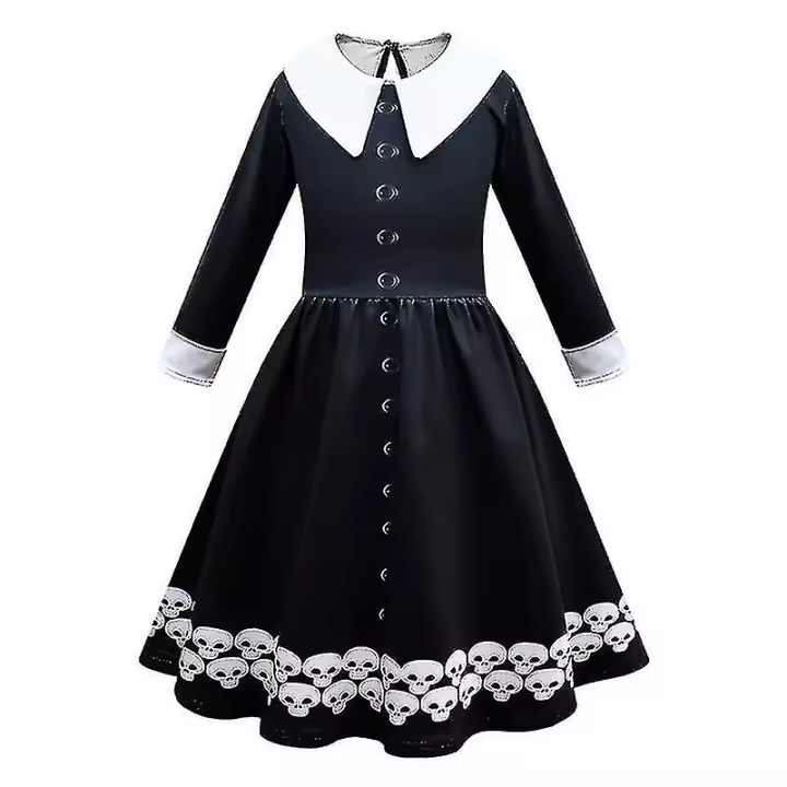 Vestido de Cosplay para niños, vestido negro de los monederos, vestido de samurai Ab06, nuevo - 1
