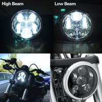 Faros LED para motocicleta y coche 5.75 pulgadas para Harley Sportster Iron 883 Dyna Triumph Street Speed Triple 5 3/4" H4 Faro Principal - details 28