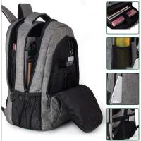 Mochila Portatil de Viaje para Bolsa Impermeable con Puerto de Carga USB,Mochilas Ordenadorde Negocios - details 2