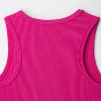 PB & ZA2025-Camiseta corta con cuello redondo, sin mangas, ajustada, informal, versátil, con temperamento, chaleco, novedad de verano, ropa para mujer - details 10