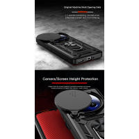 KEYSION Funda Armadura a Prueba de Golpes Realme, Pro + 5G, Anillo de Protección Deslizante para Cámara, Soporte para Teléfono, Cubierta Trasera para OPPO Realme 12 5G - details 2