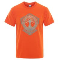 Yggdrasil Camiseta con Diseño de Árbol del Mundo para Hombre, Camisa con Patrón Estampado, Mitología Nórdica, Odin Aesir, Prenda de Marca de Moda, Verano, 2022 - details 16