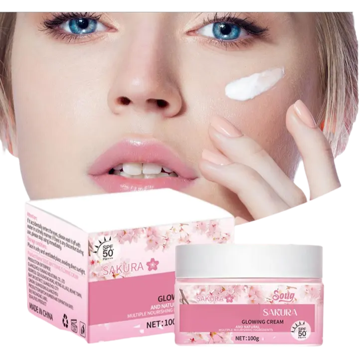 Crema de Protección Solar SPF50+ Nutritiva Hidratante Blanqueadora Control de Aceite - 1