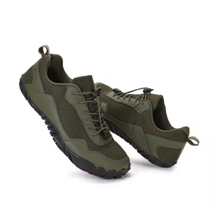 Zapatos descalzos con punta ancha para hombre y mujer, zapatillas informales minimalistas de entrenamiento cruzado, suela cero caída - 1