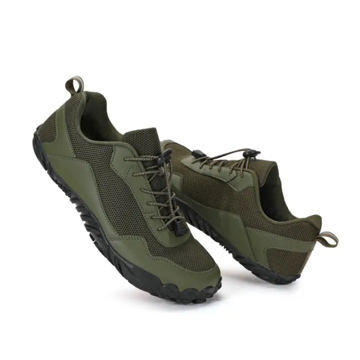 Zapatos descalzos con punta ancha para hombre y mujer, zapatillas informales minimalistas de entrenamiento cruzado, suela cero caída - 1