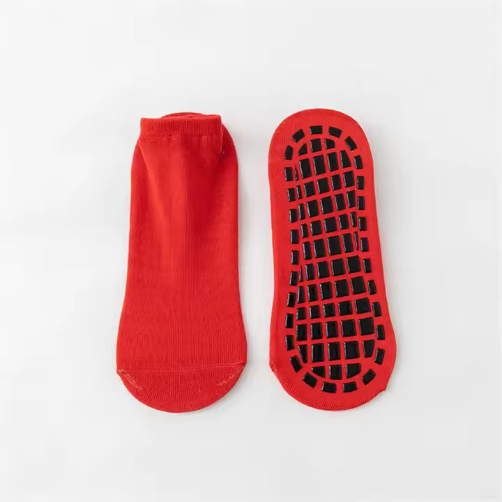 Calcetines de Trampolín para Adultos y Niños Zapatillas Antideslizantes con Suela de Silicona para Yoga, Deportes Interior, Jardín de Infantes Paquete de 10 Pares - 1