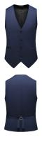Chaleco de traje de negocios para hombre, chaleco de un solo botón de retazos transfronterizos, chaleco informal de moda para hombre hecho en China, verano 2025 - details 3