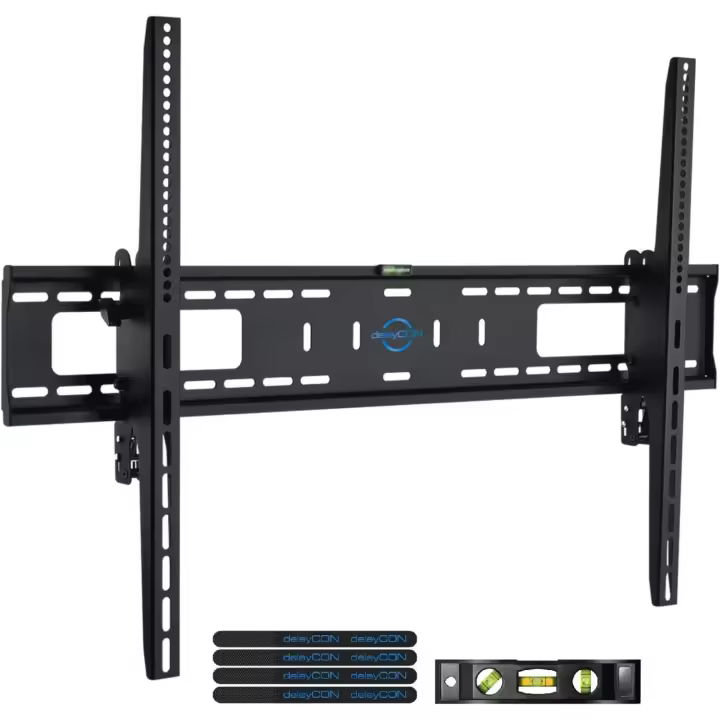 Soporte de Pared Universal para TV 60"-100" Pulgadas (152-254cm) Inclinable 75Kg y VESA 900x600 Plasma LCD LED OLED TFT Curvo - 1