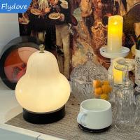 Lámparas de mesa recargables creativas en forma de pera Iluminación táctil, diseño original para el hogar, decoración de dormitorio, luz nocturna LED para mesita de noche, luz de escritorio de estudio - details 8