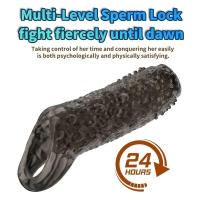 Leten Extender Sleeve Retraso Eyaculación Agrandamiento del pene para hombres Pareja gay Productos de juguetes sexuales Anillo - details 7