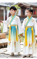Hanfu para niños, uniformes tradicionales, disfraz antiguo de estilo chino, disfraces de libros para estudiantes de escuela primaria para niños, - details 19
