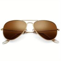Gafas de sol retro clásicas, aviador con montura de metal y lentes de vidrio, para hombres, mujeres, deportes al aire libre - details 8