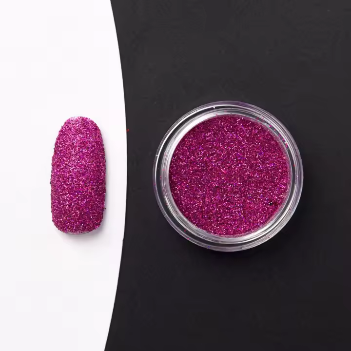 Polvo de Efecto Láser KADS en 12 Colores para Decoración de Uñas Artísticas Pulverización de Uñas con Efecto Brillante de Cromo - 1