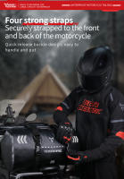 Bolsa de Asiento Trasera de Motocicleta MOTOCENTRIC Impermeable, Resistente al Desgaste, Gran Capacidad 46-66L, Diseño de Hebilla de Liberación Rápida, Reflectante Nocturno, Ligero - details 8