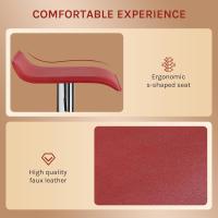 Taburetes de Cocina Giratorios 360° Altura Ajustable con Reposapiés Taburetes Altos con Asiento PVC para Comedor, Salón y Cafetería Negro+Negro - details 21