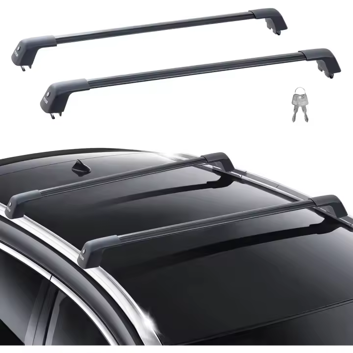 Estante de Aluminio Universal Ajuste Lateral Ranurado, Carga de 90 kg, Tamaño Compacto 114,8 × 11,6 × 11,8 cm - 1