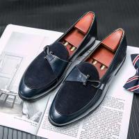 2025 Nuevo producto Fiesta italiana sin corbata Cordón de cuero de gamuza Oxford Moda Zapatos de hombre Oficina de negocios al aire libre - details 3