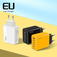 Cargador Rápido 120W,5-Puertos QC3.0+4PD Compatible con iPhone 15,Xiaomi,Samsung,Huawei,Cargador Multi-Puerto Dual USB+Dual Tipo-c - details 8