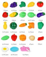 Juego de Cocina para Niños Utensilios de Cocina de Frutas de Cocina Juguete Educativo para Niñas - details 3